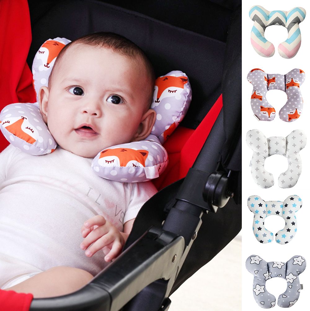 Anti-Roll Baby Pillow - Almohada de viaje antivuelco para bebé,