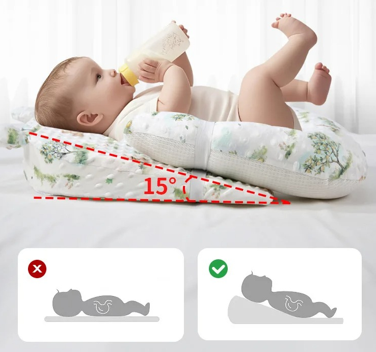 Anti-Roll Baby Pillow - Almohada para bebé, protector de cabeza