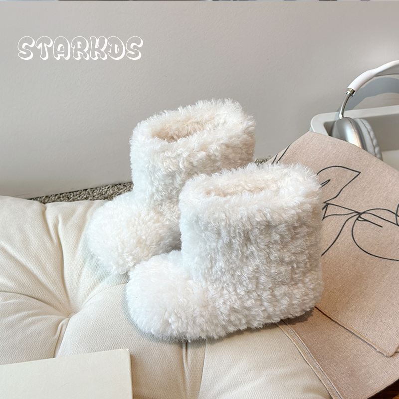 Baby Products Brand - Botas de piel de peluche gruesas