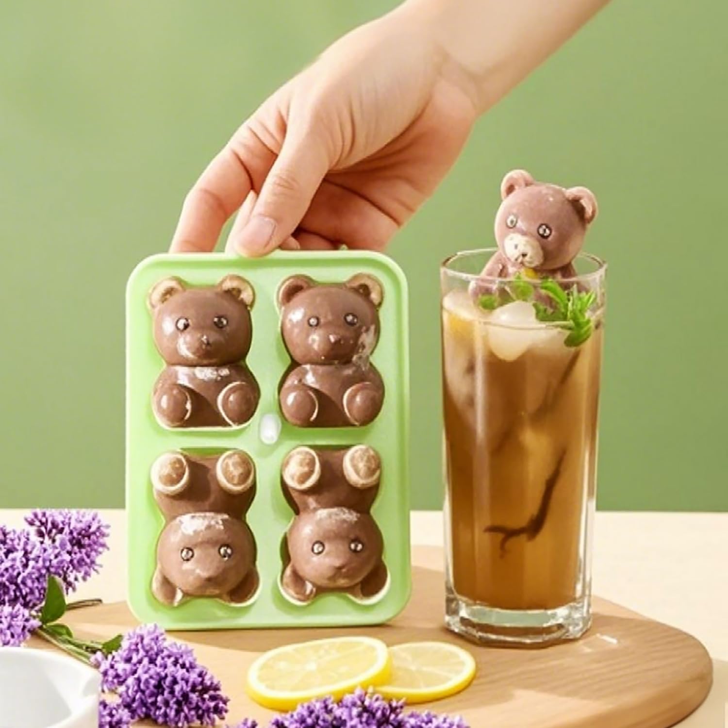 Moldes de oso Ice Pop, moldes  - Baby Products Cream reseña y precio
