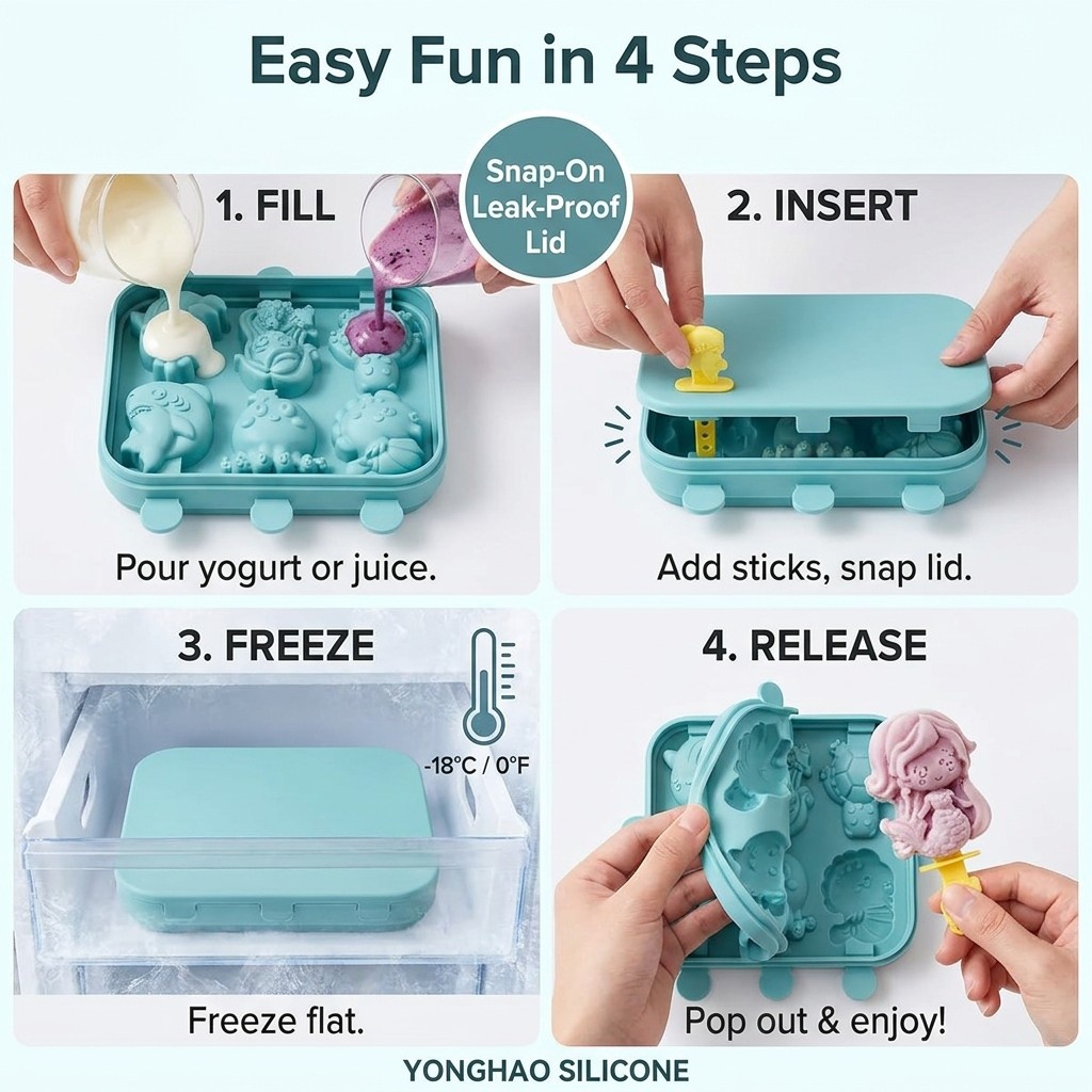 Molde de Silicona de 6 Cavidad - Baby Products Cream reseña y precio