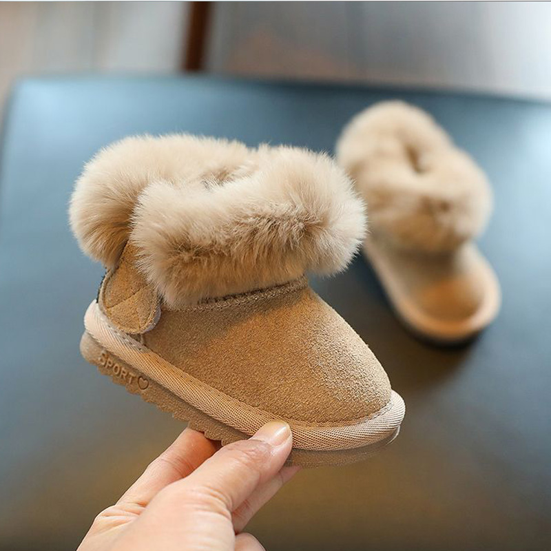 Botas de nieve de piel para ni - Baby Products Brand reseña y precio