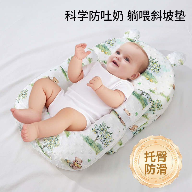 Almohada para bebé, protector  - Anti-Roll Baby Pillow reseña y precio